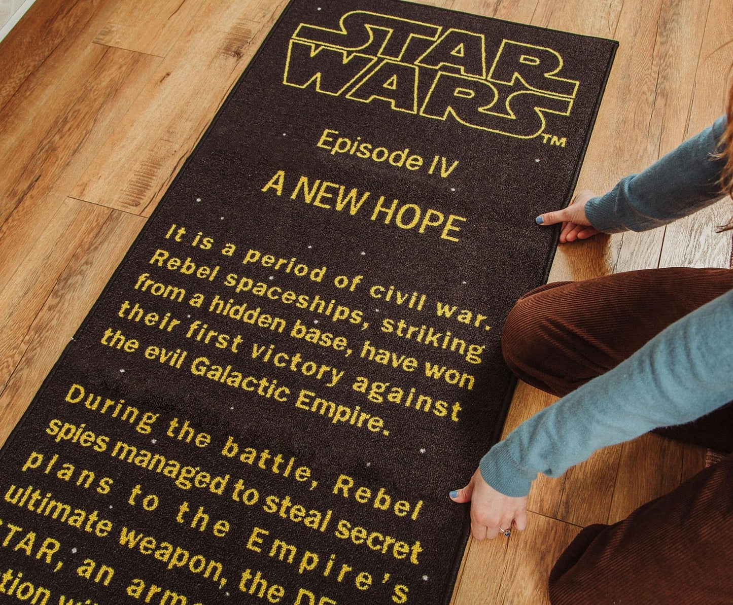 Vintage Ukonic Star Wars Non-Toy Star Wars: A NEW HOPE - Iconic Crawl Area Rug