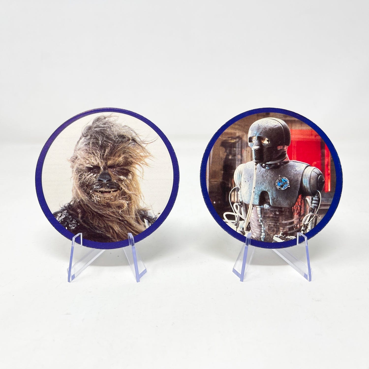 Vintage York Star Wars Non-Toy Canadian York Peanut Butter Round Trading Cards - Complete Set of 6