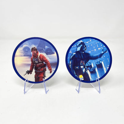 Vintage York Star Wars Non-Toy Canadian York Peanut Butter Round Trading Cards - Complete Set of 6