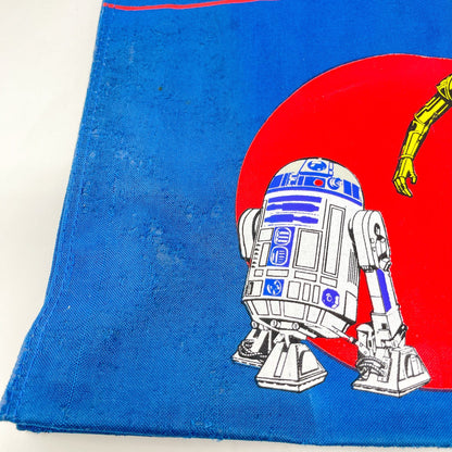 Vintage Adam Joseph Star Wars Non-Toy C-3PO & R2-D2 Canvas Tote Bag