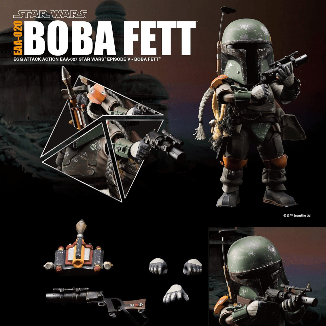 Vintage Beast Kingdom Star Wars Modern Other Boba Fett Episode V 6-Inch Super Articulated Star Wars Figure (Egg Attack EAA-020)