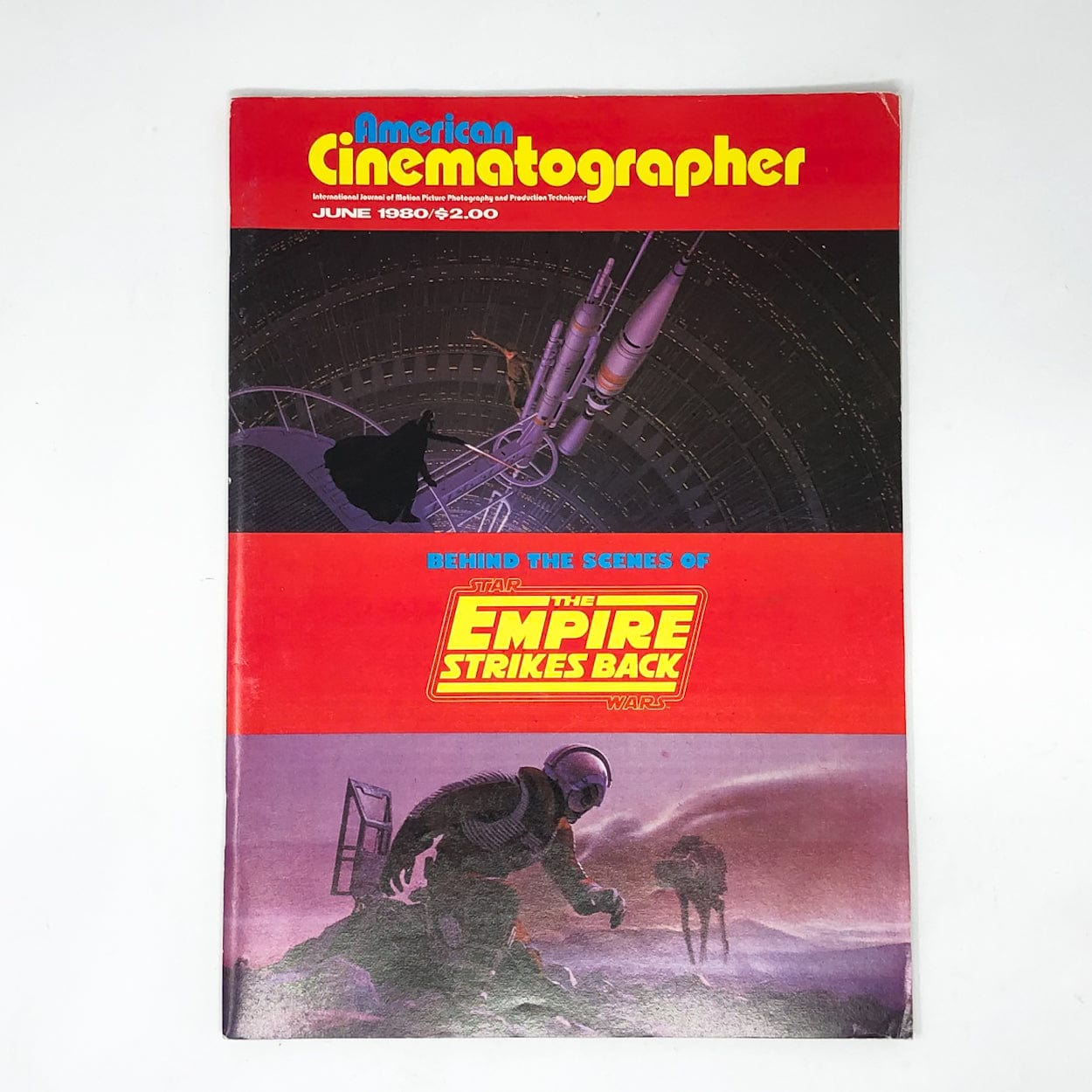 Vintage Cracked Star Wars Non-Toy American Cinematographer Magazine - 1980