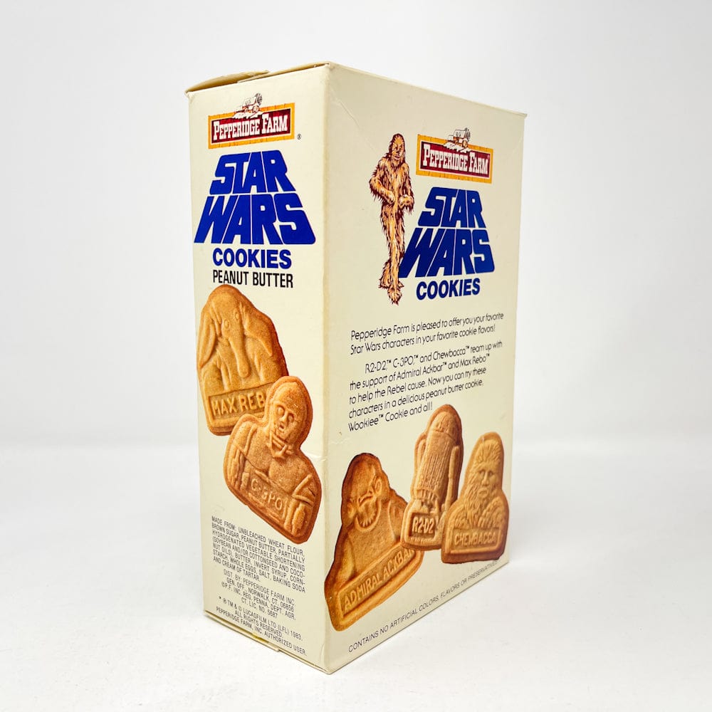 Vintage Dixie Cups Star Wars Non-Toy Pepperidge Farms Peanut Butter Cookies Box