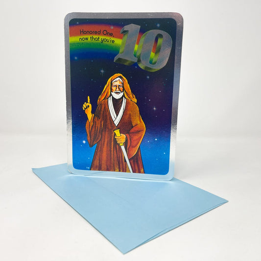 Vintage Drawing Board Star Wars Non-Toy Birthday Card for 10 Year Old - Obi-Wan