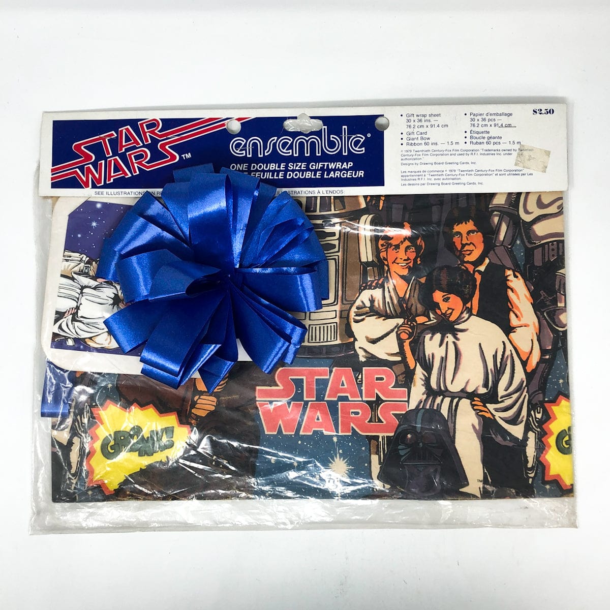 Vintage Drawing Board Star Wars Non-Toy Star Wars Gift Wrap Ensemble - Sealed Canadian Package