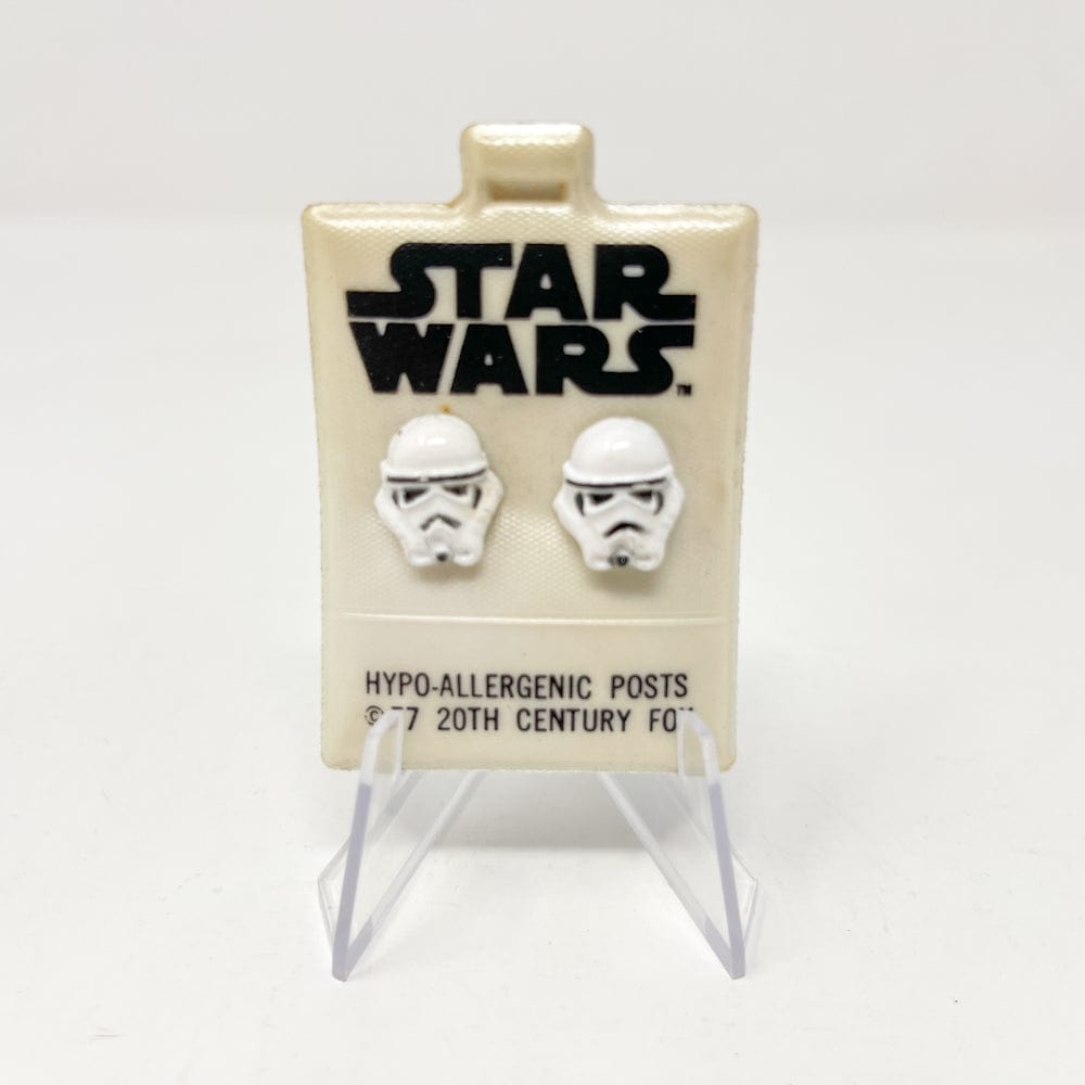 Vintage Factors Star Wars Non-Toy Stormtrooper Earrings - Factors 1977