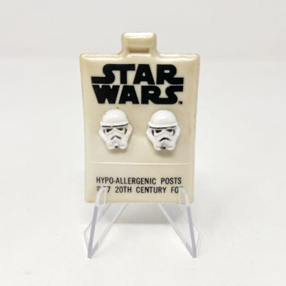 Vintage Factors Star Wars Non-Toy Stormtrooper Earrings - Factors 1977