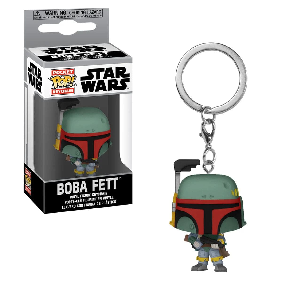 Vintage Funko Star Wars Modern POP Baba Fett - Funko POP Keychain