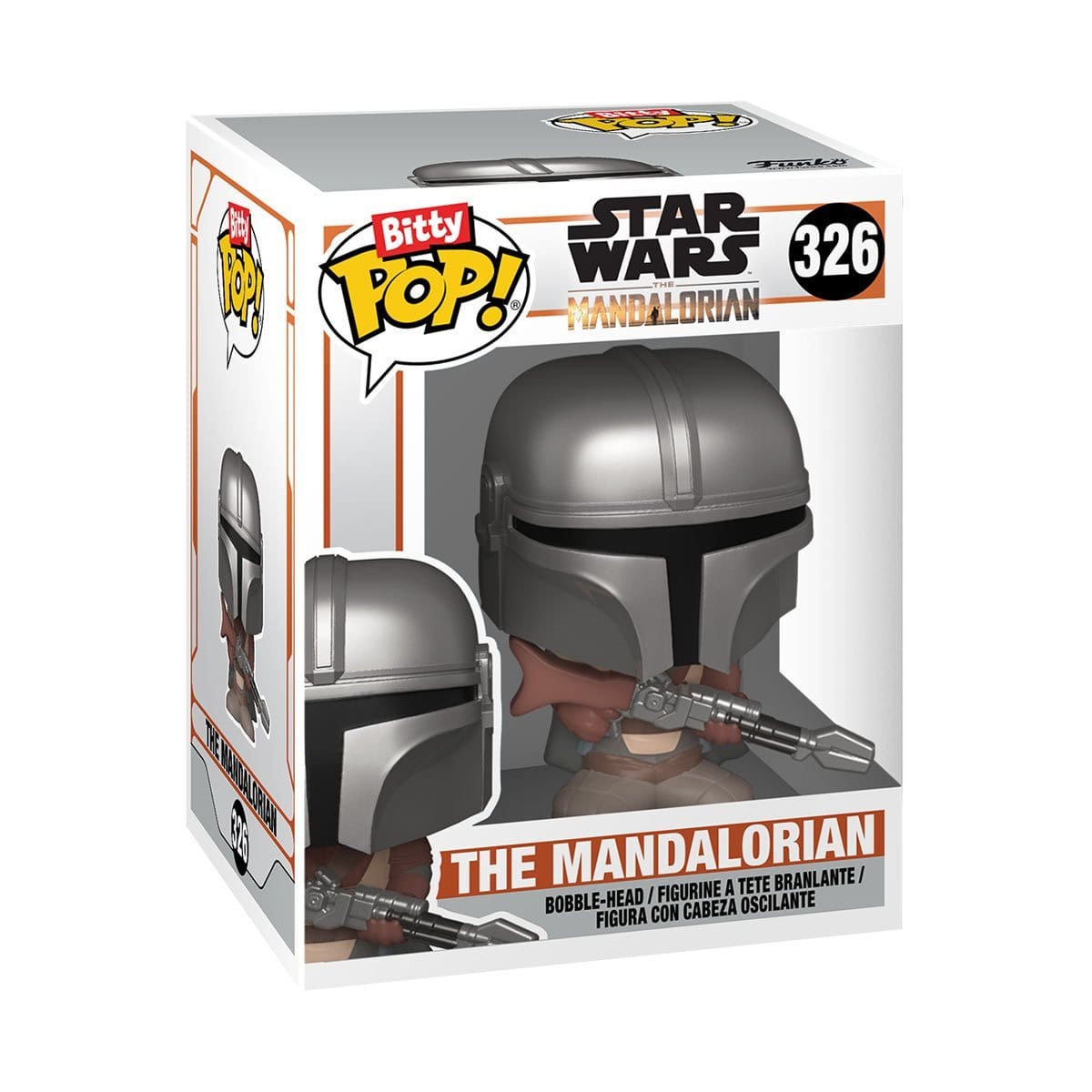 Vintage Funko Star Wars Modern POP Funko Bitty Pop! Mini-Figure 4-Pack - The Mandalorian with Pistol