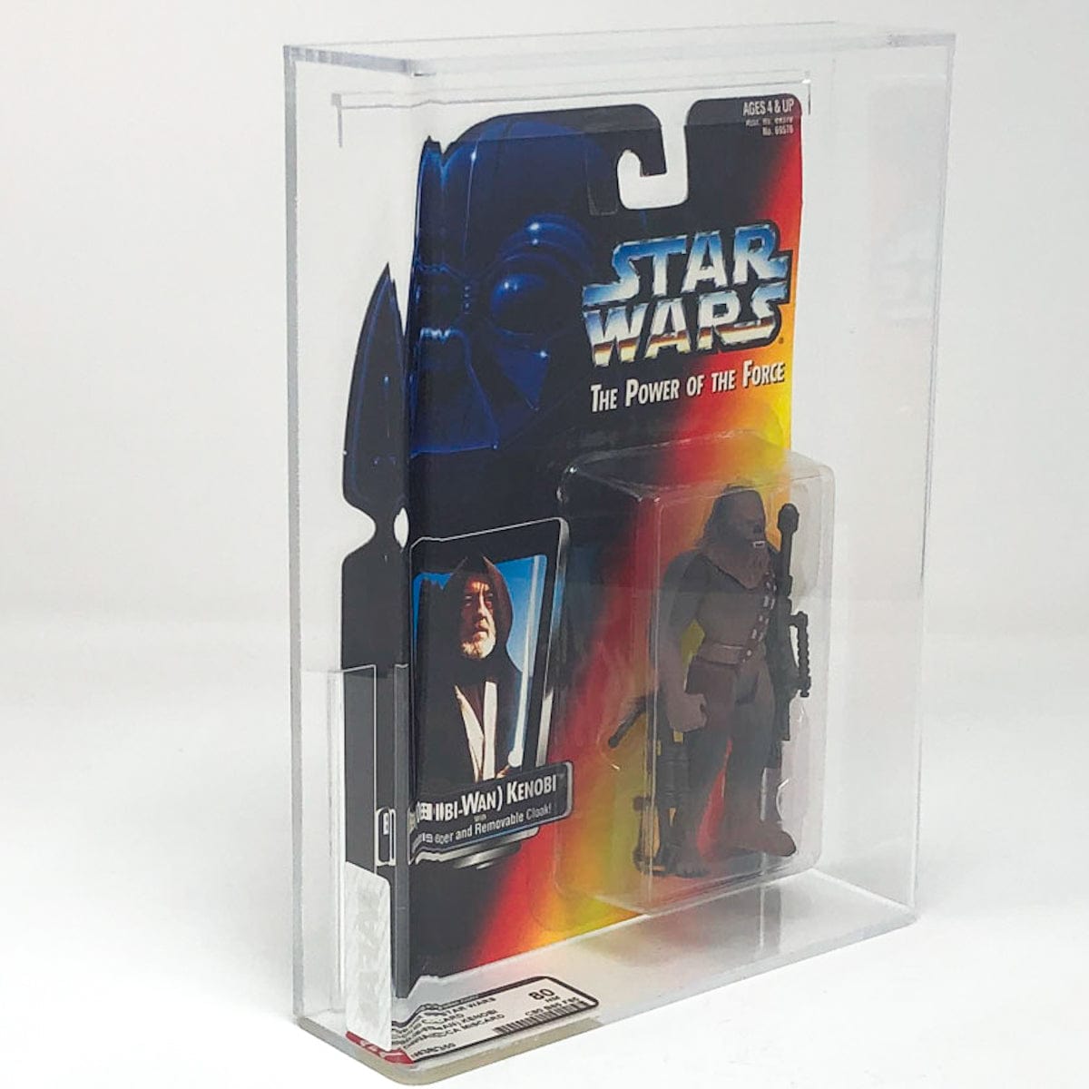 Ben (obi-Wan) Kenobi & Chewbacca ERROR AFA80- Hasbro Power of the