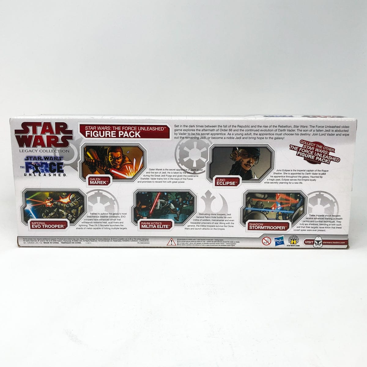 Vintage Hasbro Star Wars Mid MOC Force Unleashed Figure Pack #2 - Hasbro Legacy Collection