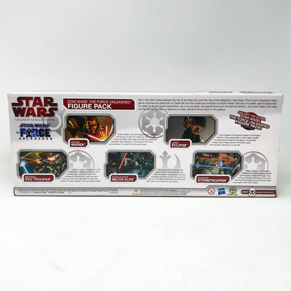 Vintage Hasbro Star Wars Mid MOC Force Unleashed Figure Pack #2 - Hasbro Legacy Collection