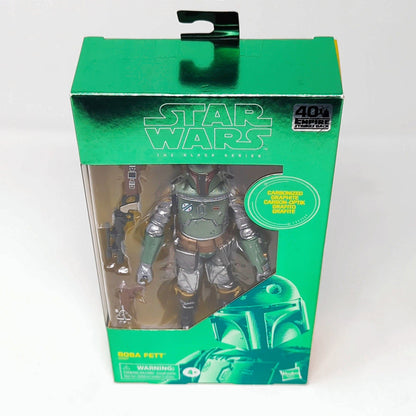 Vintage Hasbro Star Wars Modern MOC Boba Fett (Carbonized) - Black Series Hasbro Star Wars Action Figure