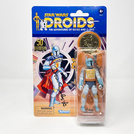 Vintage Hasbro Star Wars Modern MOC Celestri Autograph - Vintage Collection DROIDS Boba Fett Hasbro Holiday Special