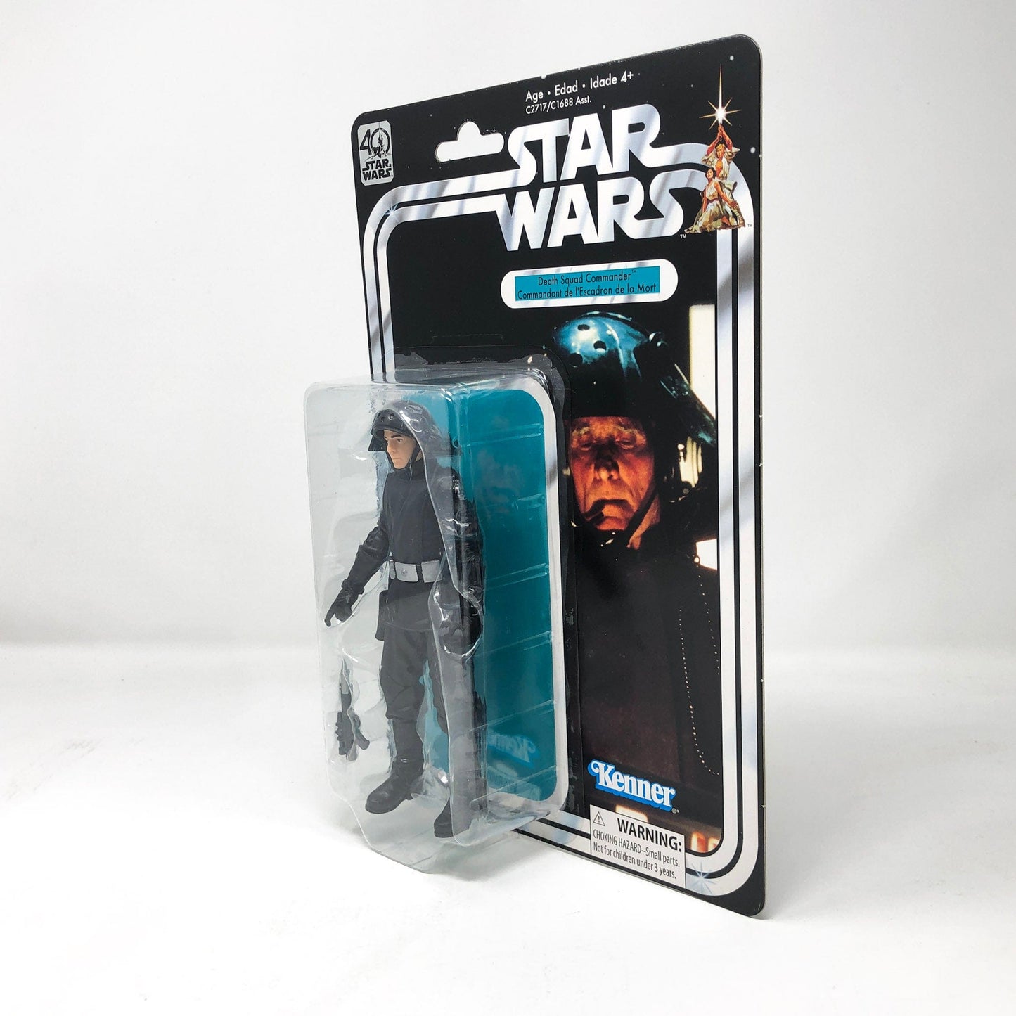 Vintage Hasbro Star Wars Modern MOC Death Squad Commander - Black Series 40th Hasbro Star Wars Action Figure