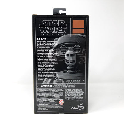 Vintage Hasbro Star Wars Modern MOC DJ R-3X Galaxys Edge - Black Series Hasbro Star Wars Action Figure