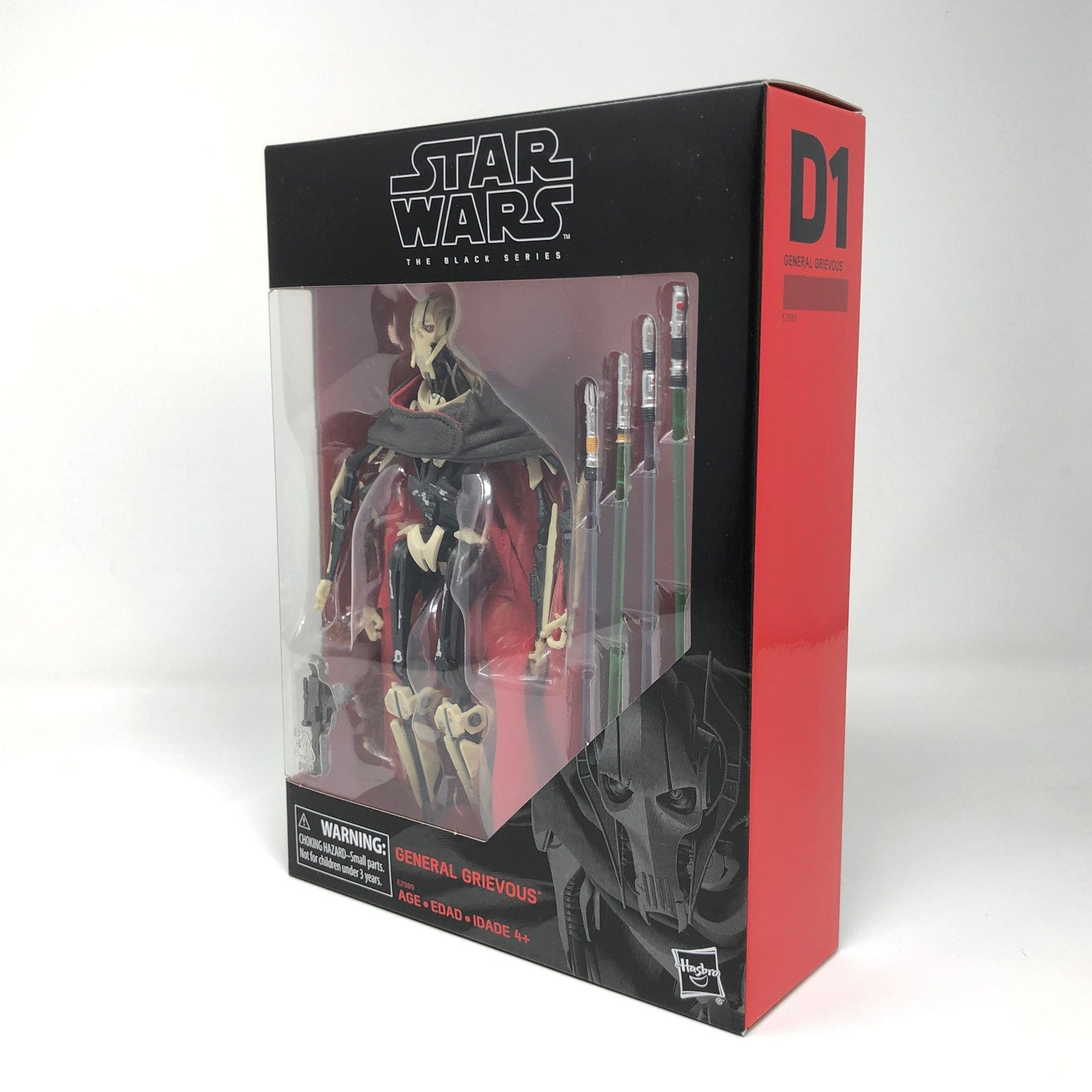 Vintage Hasbro Star Wars Modern MOC General Grievous (Deluxe) D1 - Black Series Hasbro Star Wars Action Figure