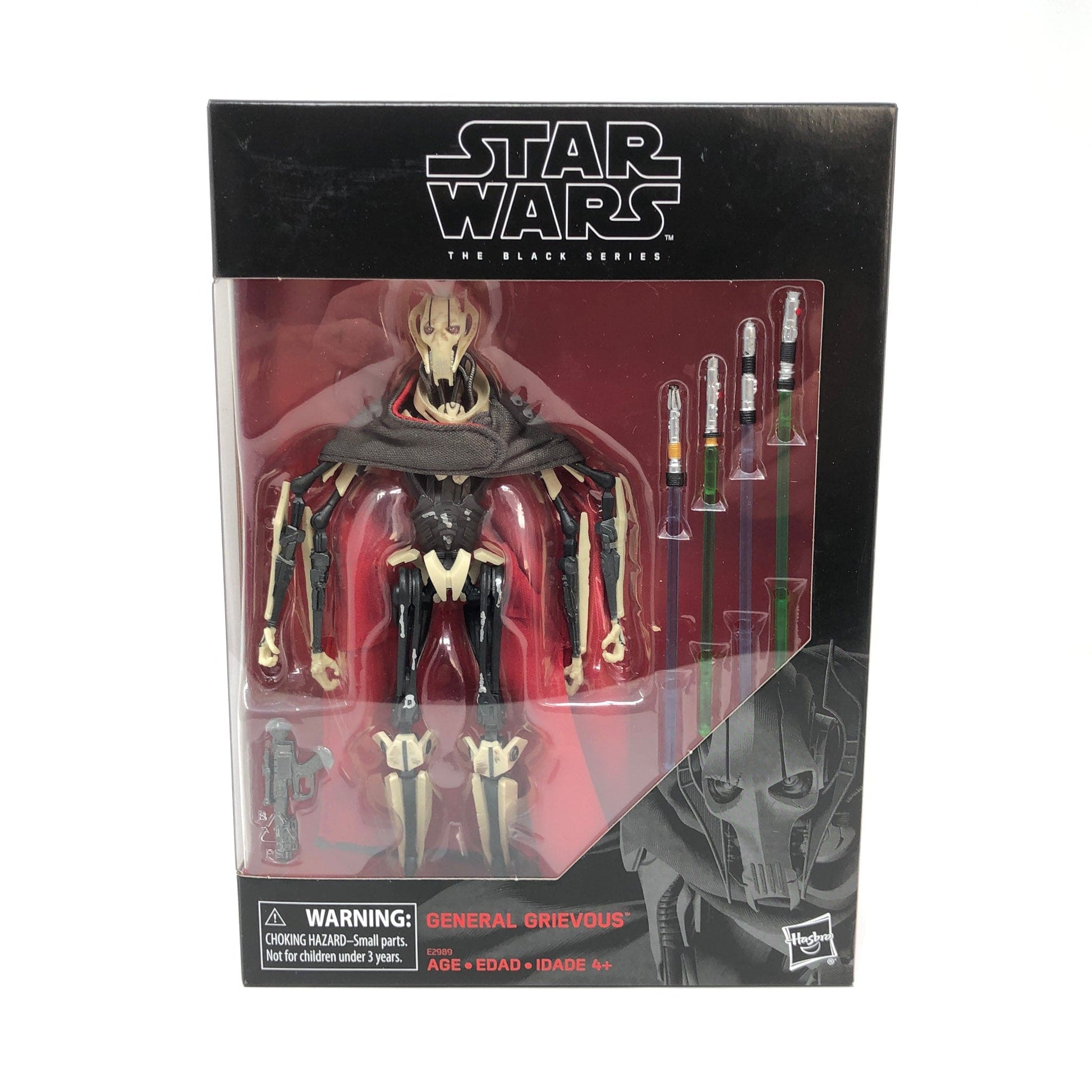 Vintage Hasbro Star Wars Modern MOC General Grievous (Deluxe) D1 - Black Series Hasbro Star Wars Action Figure