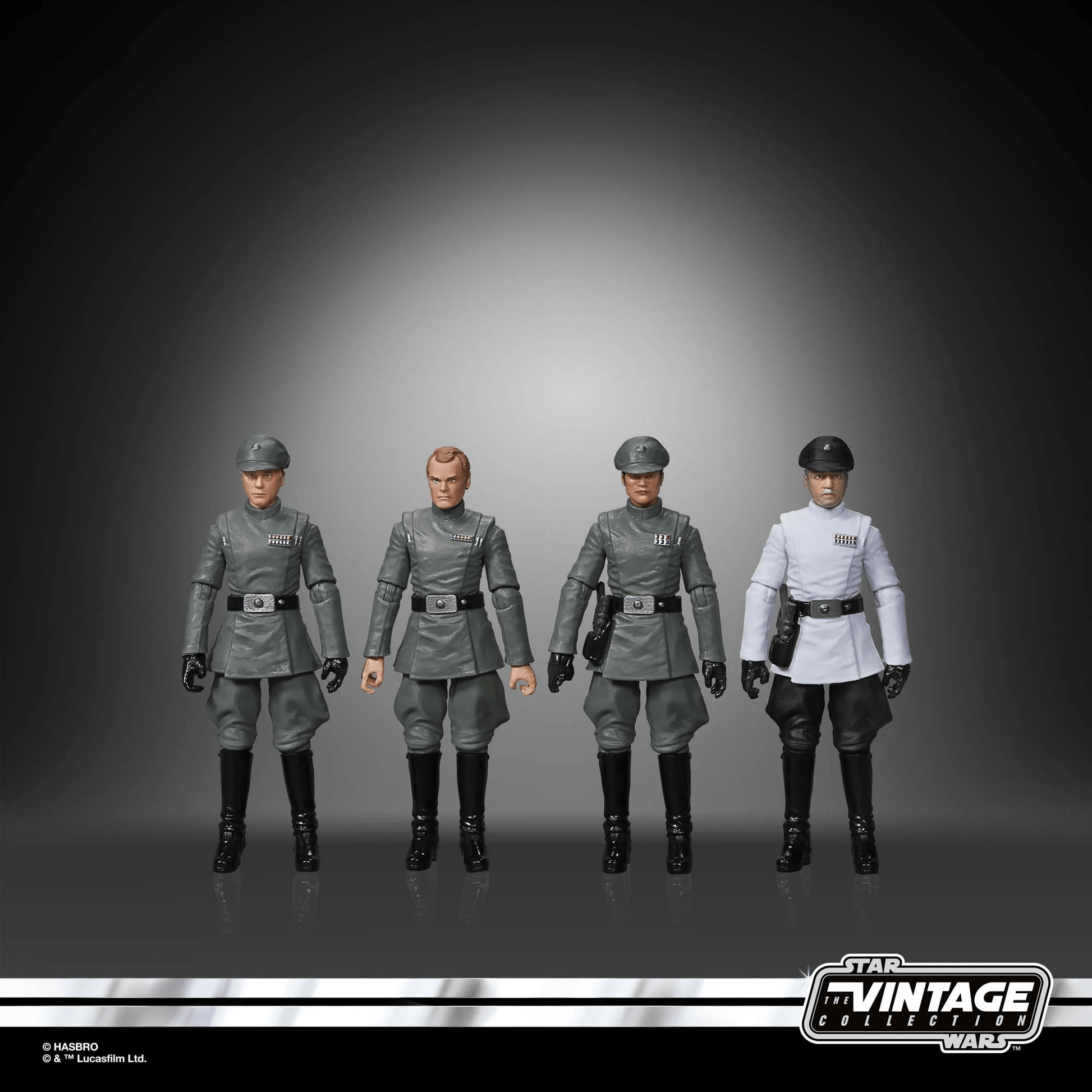 Vintage Hasbro Star Wars Modern MOC Imperial Officers 4-pack  - The Vintage Collection Star Wars Hasbro Army Builder