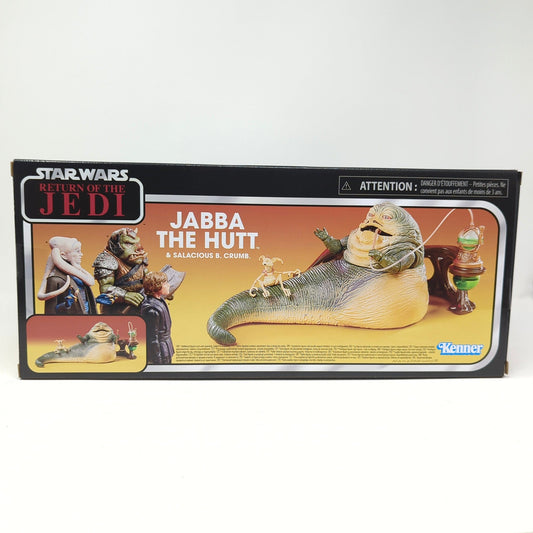 Vintage Hasbro Star Wars Modern MOC Jabba the Hutt & Salacious B. Crumb (ROTJ) - Black Series Hasbro Star Wars Action Figure
