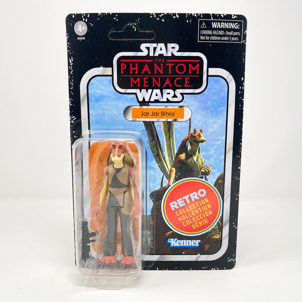 Vintage Hasbro Star Wars Modern MOC Jar Jar Binks - Retro Collection