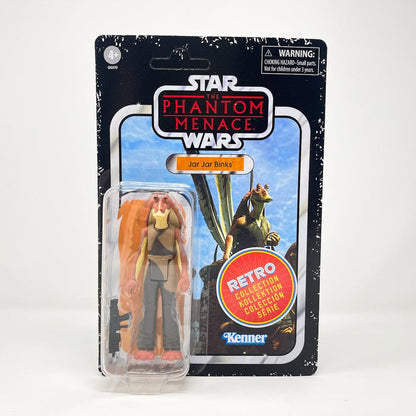 Vintage Hasbro Star Wars Modern MOC Jar Jar Binks - Retro Collection