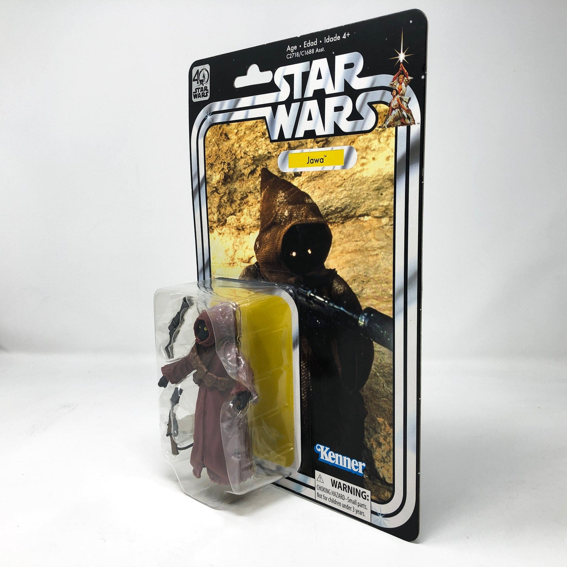 Vintage Hasbro Star Wars Modern MOC Jawa (Kenner) - Black Series 40th Hasbro Star Wars Action Figure