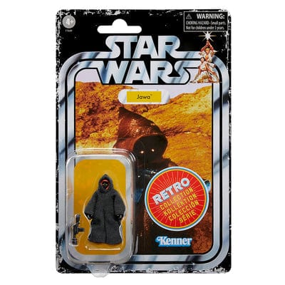 Vintage Hasbro Star Wars Modern MOC Jawa - Retro Collection