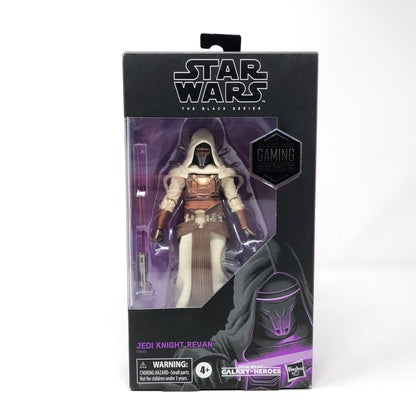 Vintage Hasbro Star Wars Modern MOC Jedi Knight Revan (Galaxy Heroes) - Black Series Hasbro Star Wars Action Figure