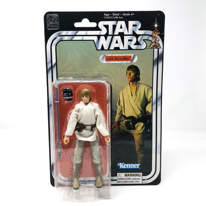 Vintage Hasbro Star Wars Modern MOC Luke Skywalker (ANH) - Black Series 40th Hasbro Star Wars Action Figure