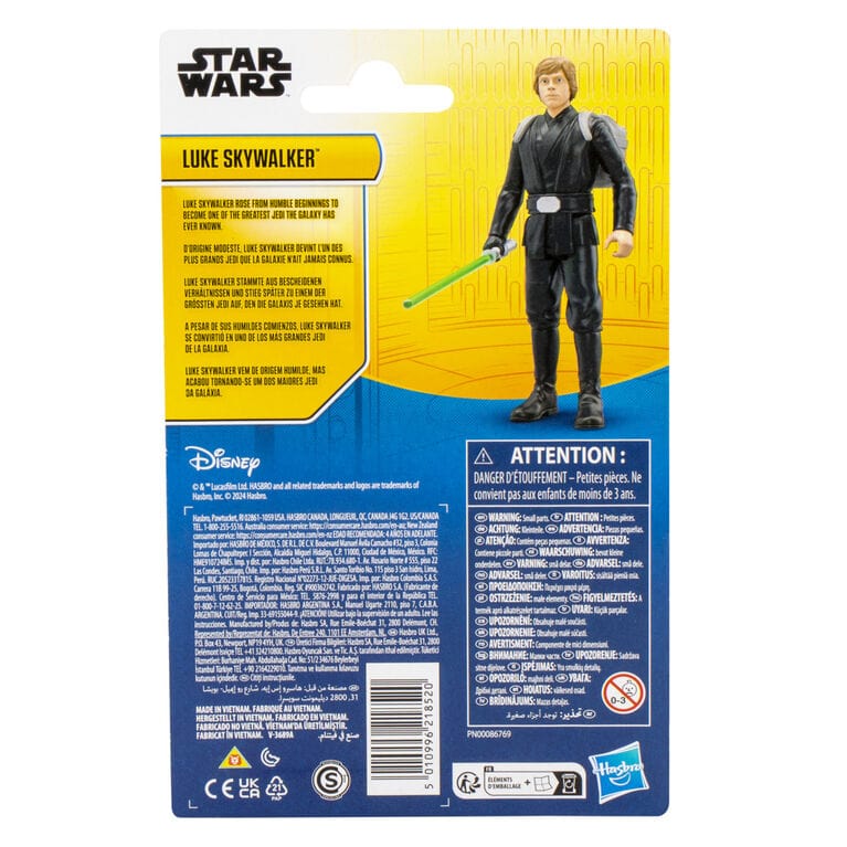 Vintage Hasbro Star Wars Modern MOC Luke Skywalker - Epic Hero 4 inch Series