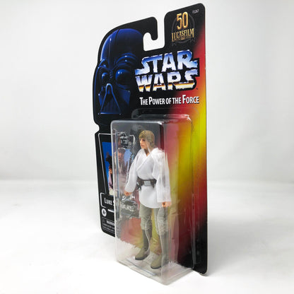 Vintage Hasbro Star Wars Modern MOC Luke Skywalker (POTF2) - Black Series 50th Hasbro Star Wars Action Figure