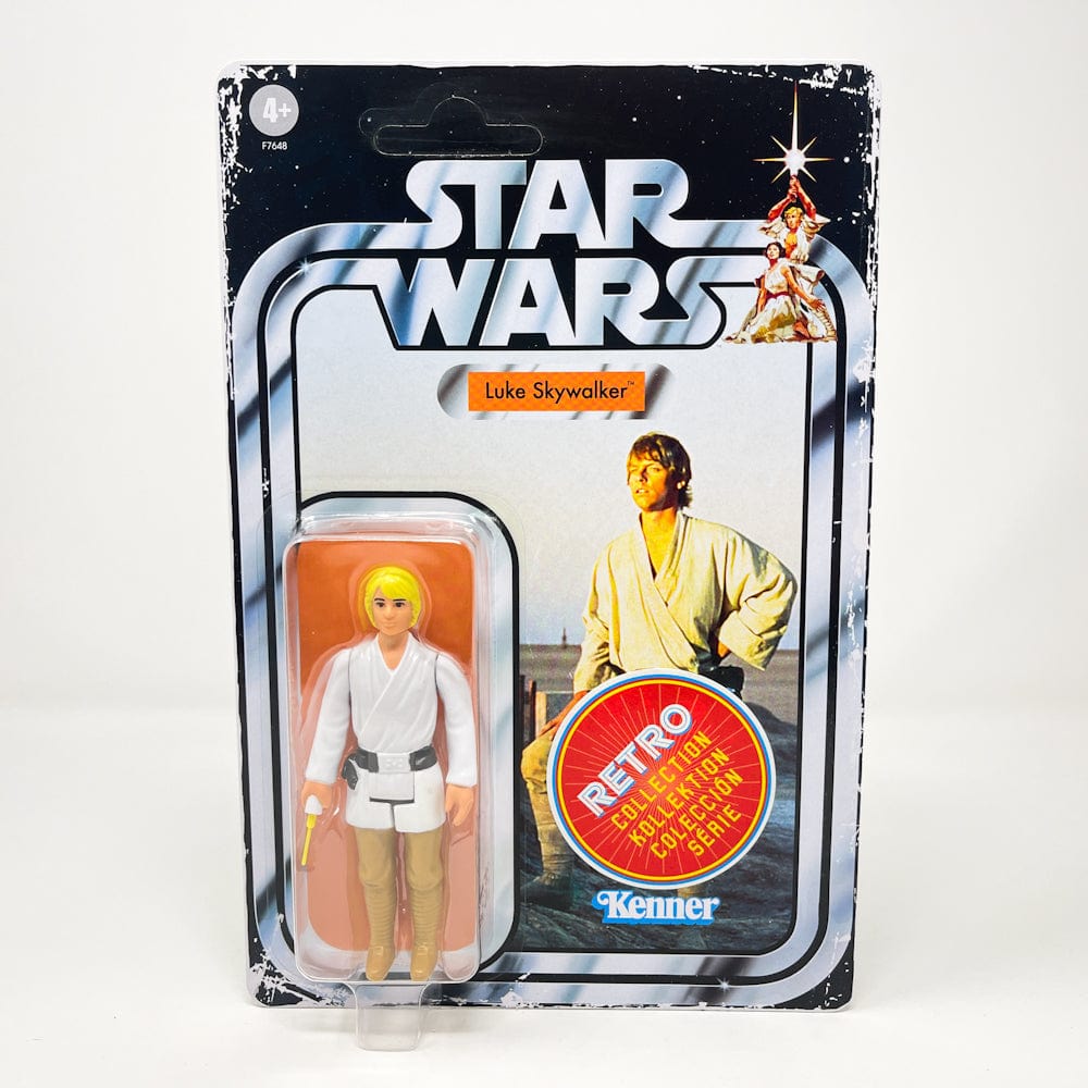 Vintage Hasbro Star Wars Modern MOC Luke Skywalker - Retro Collection