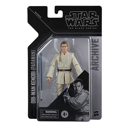 Vintage Hasbro Star Wars Modern MOC Obi-Wan Kenobi (Padawan) Archive - Black Series Hasbro Star Wars Action Figure