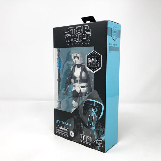 Vintage Hasbro Star Wars Modern MOC Scout Trooper - Black Series Hasbro Star Wars Action Figure