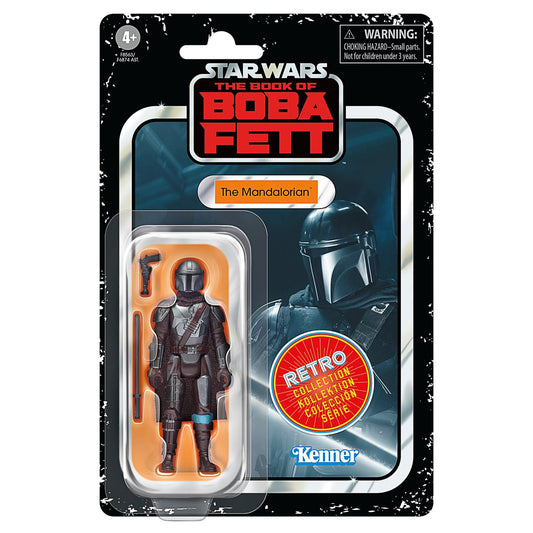 Vintage Hasbro Star Wars Modern MOC The Mandalorian (BOBF) - Retro Collection