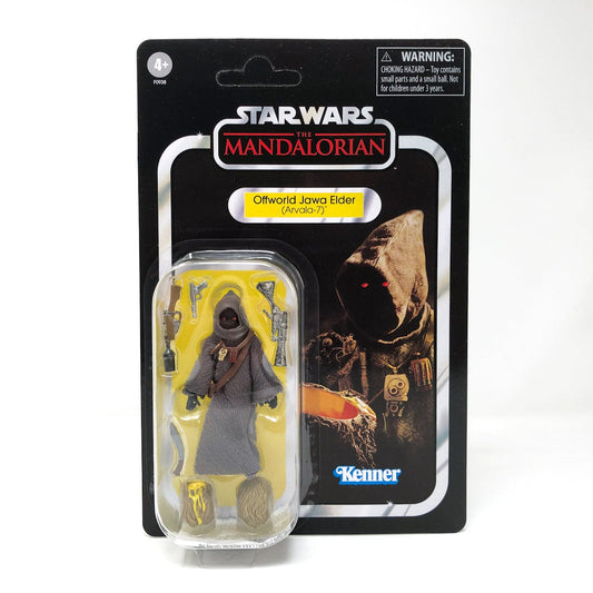 Vintage Hasbro Star Wars Modern MOC VC HAS02 Offworld Jawa Elder (Arvala-7) from Haslab Razor Crest  - Unpunched - The Vintage Collection