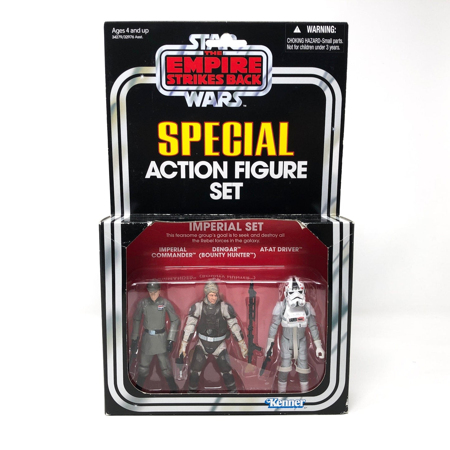 Vintage Hasbro Star Wars Modern MOC VC Imperial Set - Dengar - AT-AT Driver - Imperial Commander - Hasbro The Vintage Collection Star Wars Special Action Figure Set