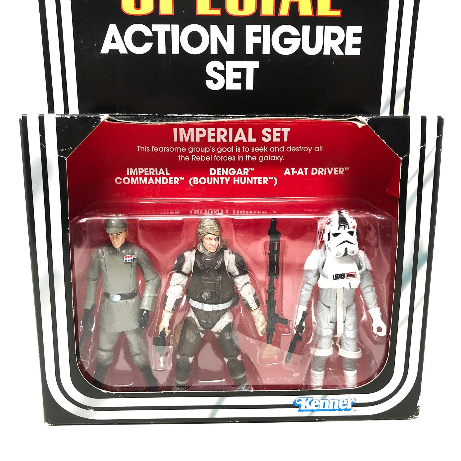 Vintage Hasbro Star Wars Modern MOC VC Imperial Set - Dengar - AT-AT Driver - Imperial Commander - Hasbro The Vintage Collection Star Wars Special Action Figure Set