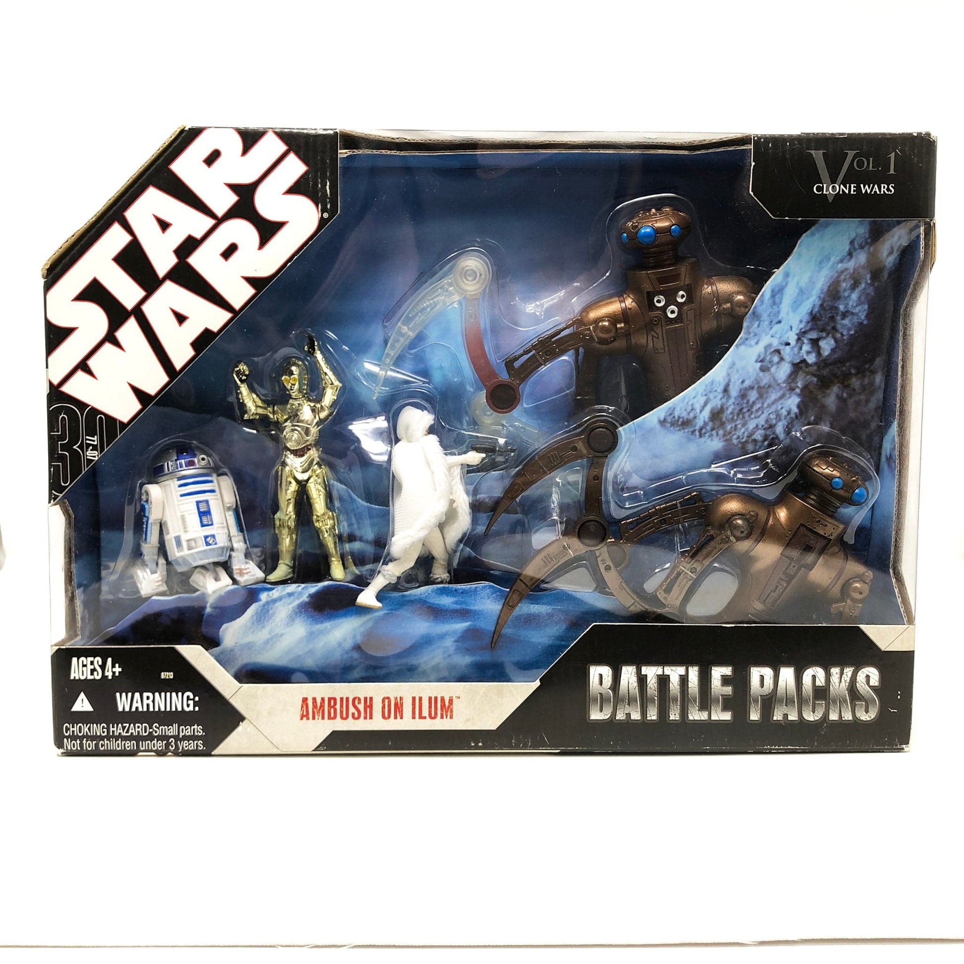 Vintage Hasbro Star Wars Modern Other Ambush On Ilum Clone Wars Battle Packs Vol. 1 - MISB 2007 Hasbro Star Wars Saga Collection