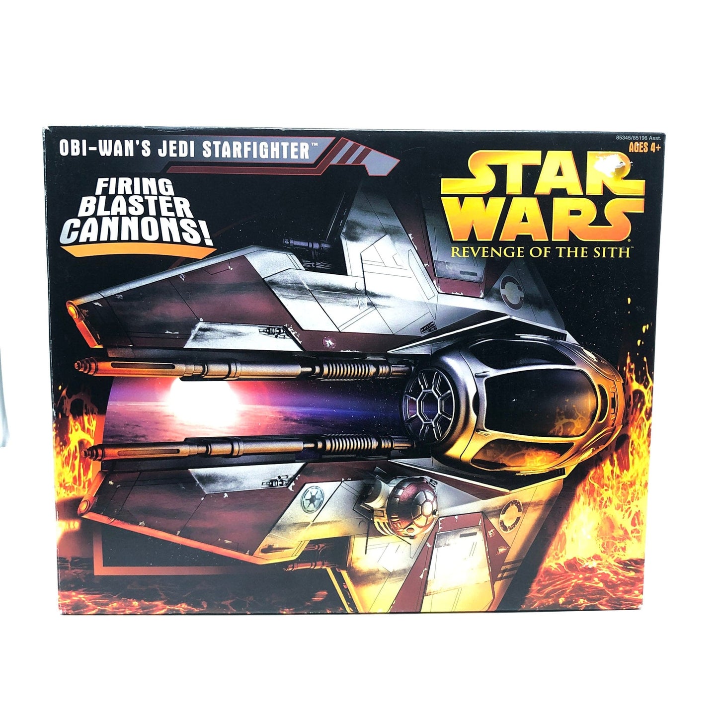 Vintage Hasbro Star Wars Vehicle Obi-Wan's ROTS Jedi Starfighter - MIB 2005 Hasbro Star Wars Saga Collection Vehicle