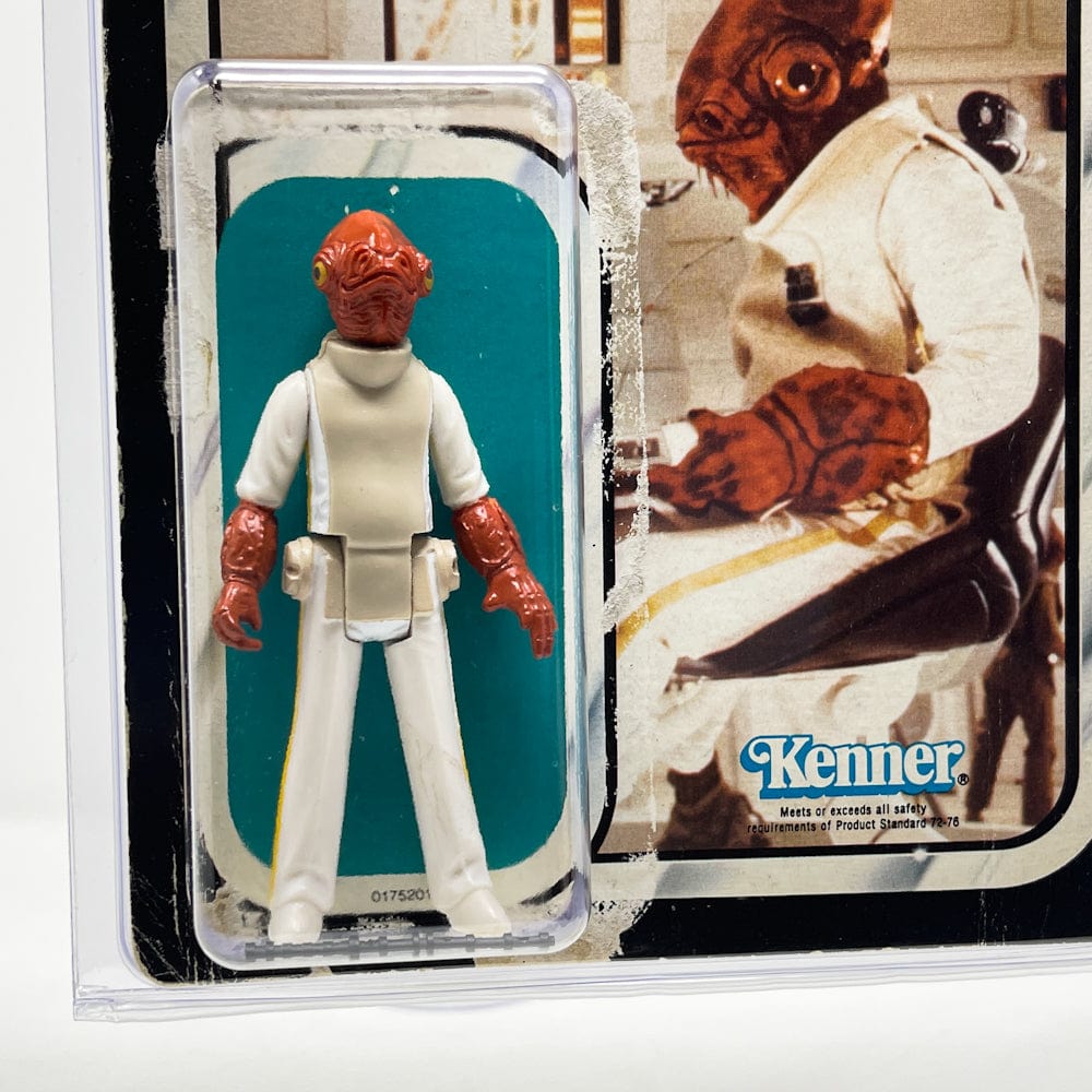 Vintage Kenner Star Wars BCF Admiral Ackbar complete w/ ROTJ Cardback in Clamshell