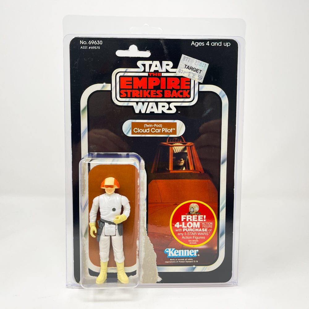 Vintage Kenner Star Wars BCF Cloud Car Pilot w/ ESB Cardback in Clamshell