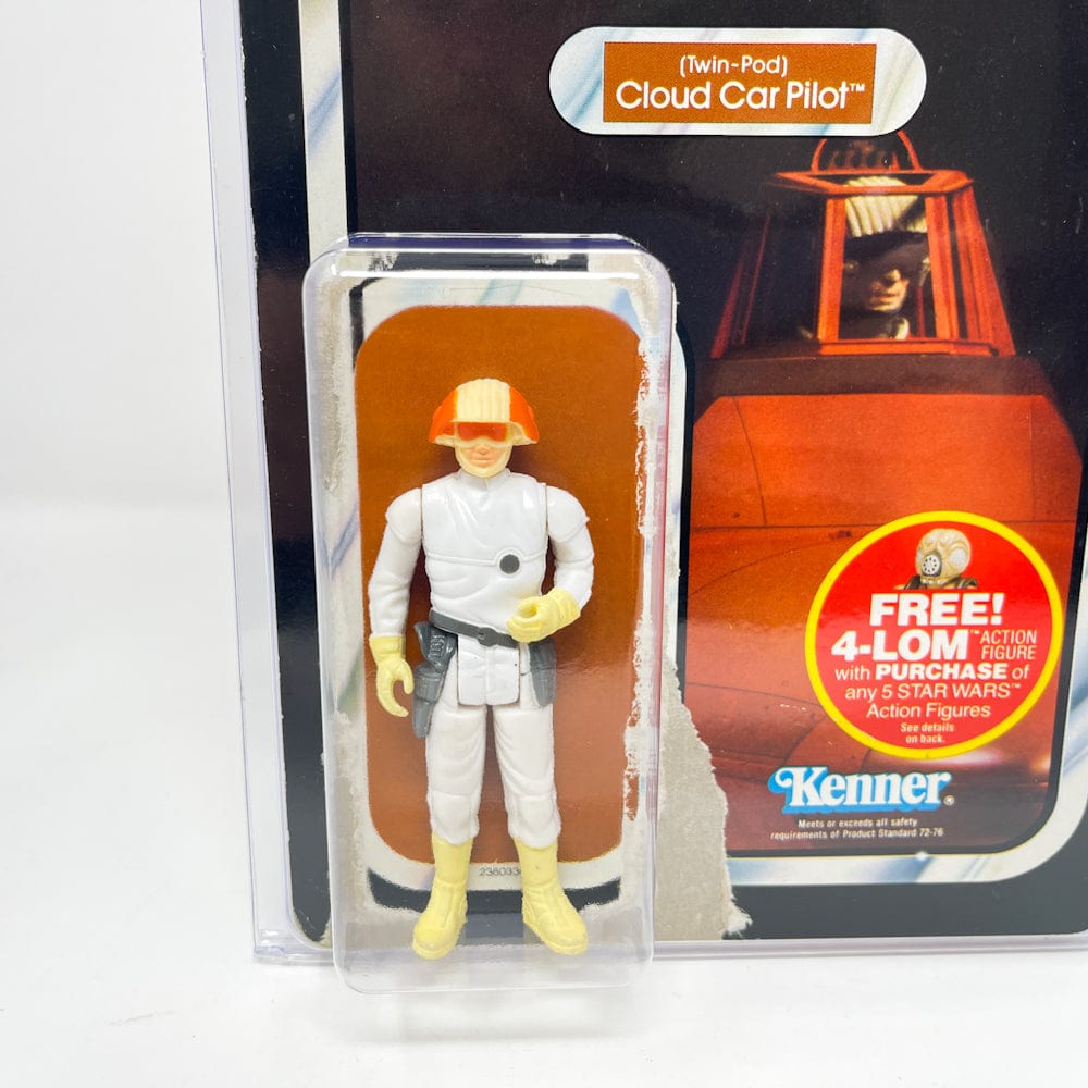 Vintage Kenner Star Wars BCF Cloud Car Pilot w/ ESB Cardback in Clamshell