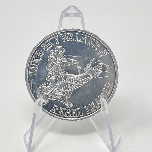 Vintage Kenner Star Wars Coin Luke Skywalker Endor POTF Coin