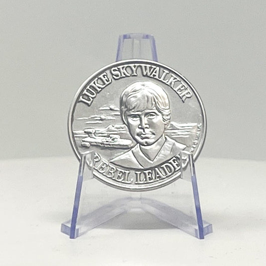 Vintage Kenner Star Wars Coin Luke Skywalker Original (Farmboy) POTF Coin