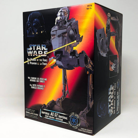Vintage Kenner Star Wars Mid Ships Imperial AT-ST Scout Walker Power of the Force 1995 - Kenner Star Wars Vehicle - MISB