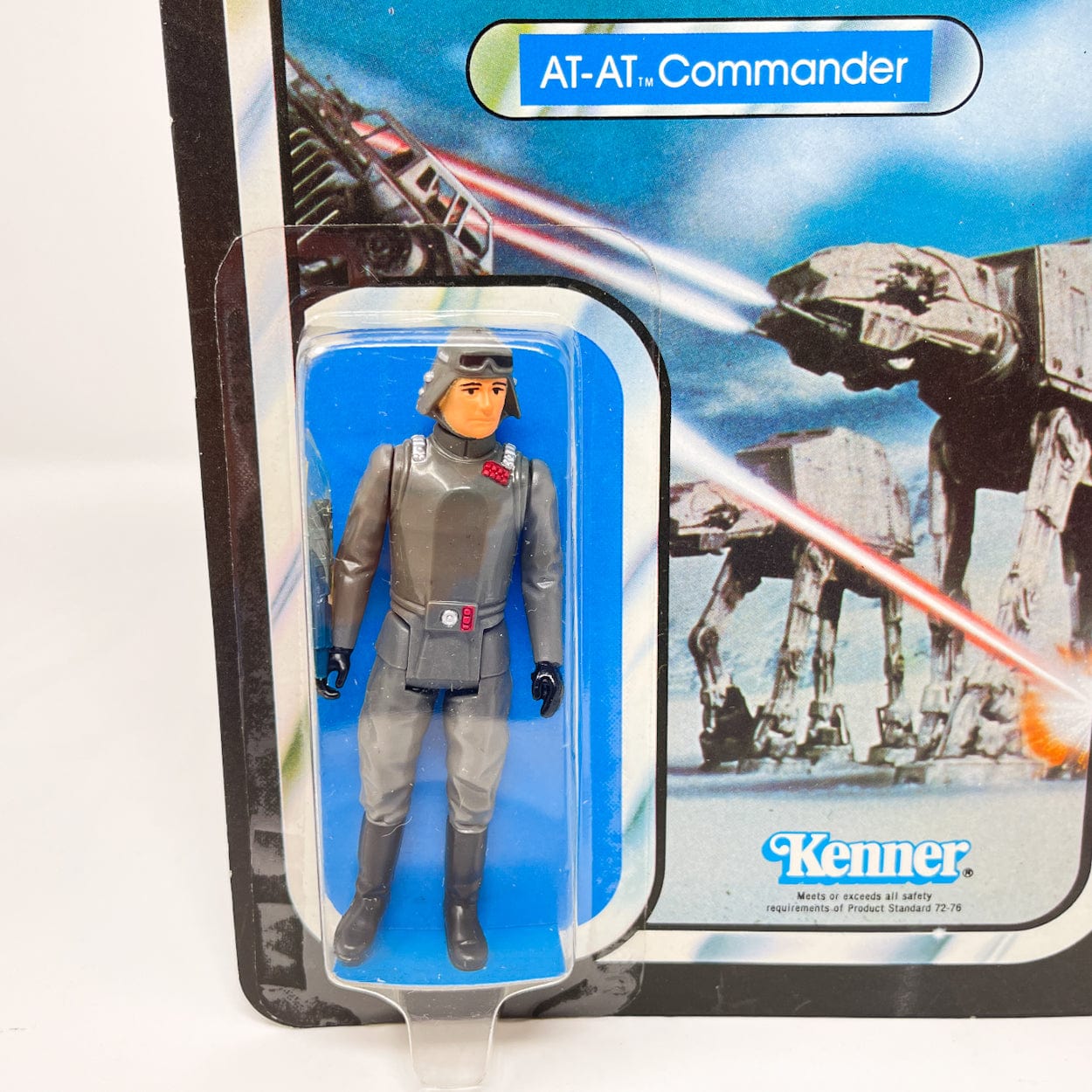 Vintage Kenner Star Wars MOC AT-ATl Commander ESB 48A-back - Mint on Card