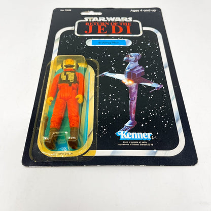 Vintage Kenner Star Wars MOC B-Wing Pilot ROTJ 77A Back - Mint on Card