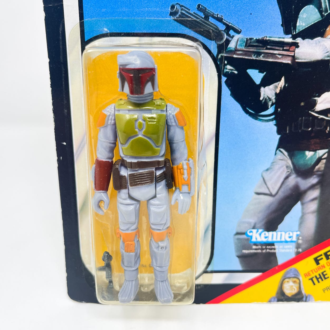 Vintage Kenner Star Wars MOC Boba Fett ROTJ 65C - Mint on Card